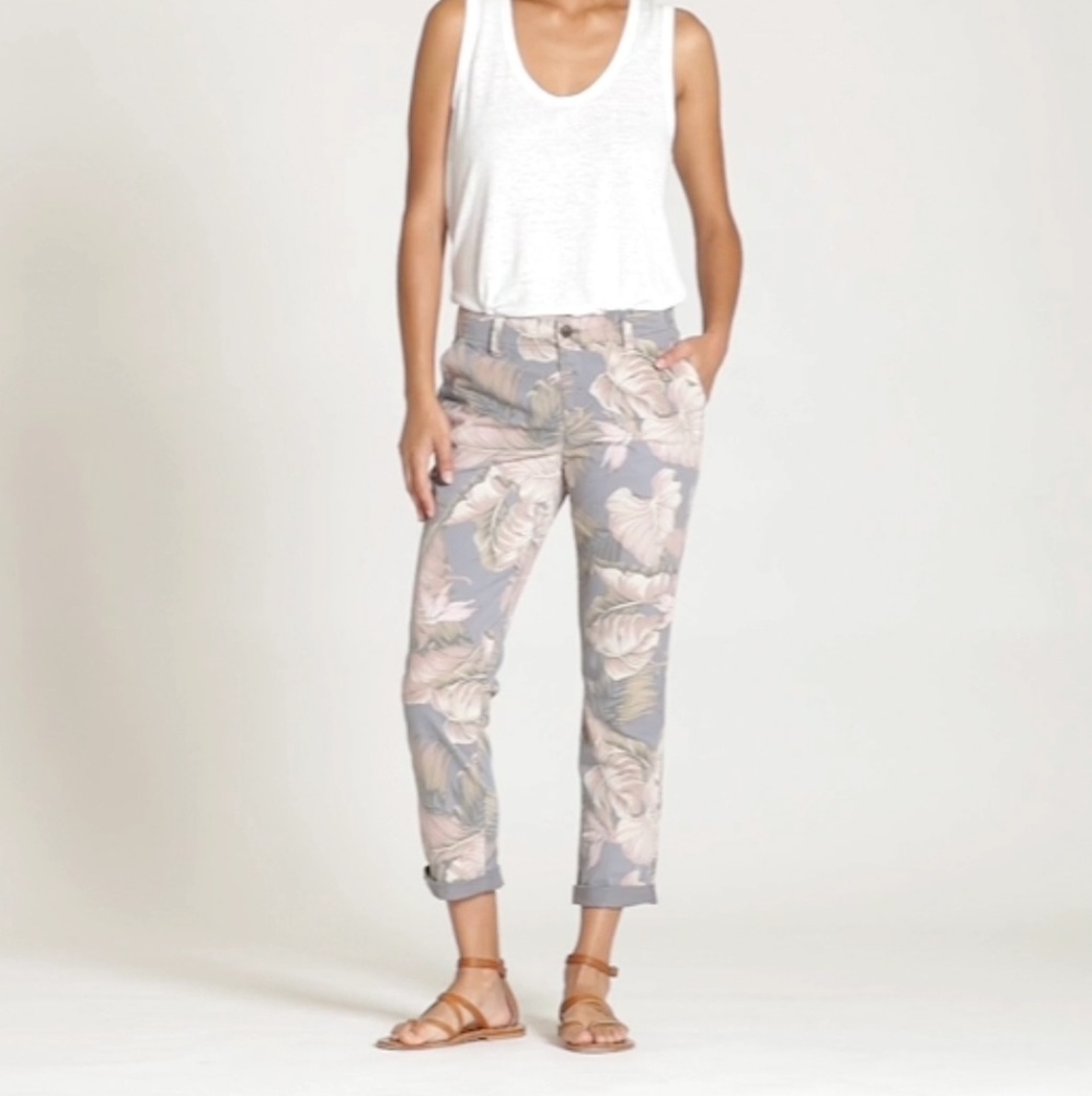 GAP Print Girlfriend Khaki pants - Picture 6 of 7